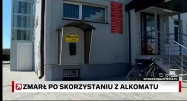 Tragedia przy alkomacie w Staninie w ogólnopolskich mediach. Na miejscu pracowała ekipa Polsat News