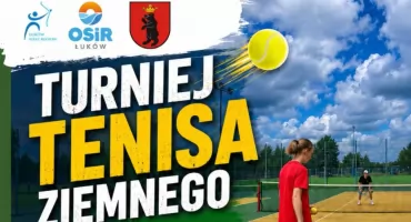 Młodzi fani tenisa wyjdą na korty! Wakacyjny turniej OSiR Łuków już 7 lipca