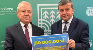 Nowy sprzęt dla strażaków z OSP Sarnów. Dostali wsparcie z Lublina!
