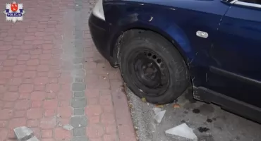 SZOK W ŁUKOWIE! NOCNY FURIAT STRZASKAŁ WITRYNY I AUTO! NIE UWIERZYSZ, CZYM TO ZROBIŁ!