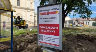 Łuków: Tymczasowe wyłączenie przystanku autobusowego przy ul. Piłsudskiego