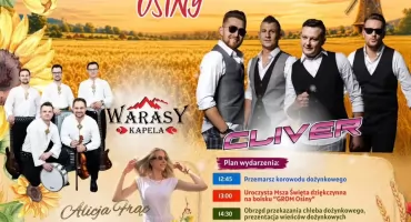 Cliver gwiazdą wieczoru w gminie Wola Mysłowska! Sprawdź, kto jeszcze wystąpi w Osinach [PROGRAM]
