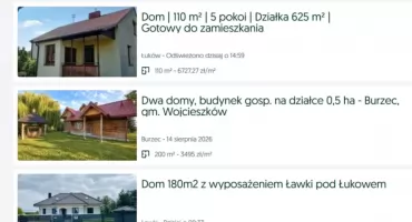 Gdzie w powiecie łukowskim kupisz dom za 145 tysięcy, a gdzie wydasz prawie 2 miliony? [RAPORT CENOWY]