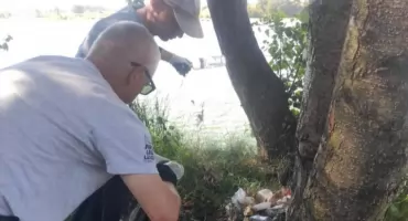 Trawy skoszone, ale śmieci wciąż straszą. Porządki nad łukowskimi akwenami