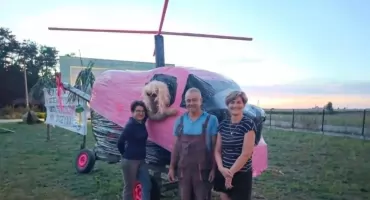 „Śmigłowiec Skolima” wylądował pod Łukowem. W Radoryżu Smolanym powstał dożynkowy hit