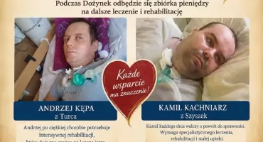 Podczas dożynek w Nowych Kobiałkach pomożemy Kamilowi i Andrzejowi. Liczy się każda złotówka!