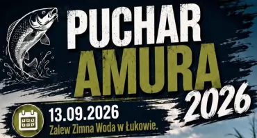 Wędkarskie emocje w Łukowie. Koło PZW Łuków Miasto zaprasza na Puchar Amura 2026