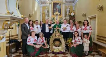 Dożynki parafialne w Jeleńcu. Mieszkańcy Kierzkowa podziękowali za plony