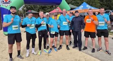 100 kilometrów na 100-lecie sportu w Policji. Wyjątkowy akcent łukowskich funkcjonariuszy