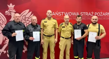 Nowi dowódcy w szeregach OSP Tuchowicz. Druhowie ukończyli kurs w Łukowie