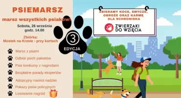 Pokazy psów policyjnych, darmowe porady i nagrody. III Psiemarsz wraca do Łukowa!