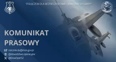 Wojsko podniosło gotowość i uruchomiło lotnictwo nad Polską po rosyjskich atakach na Ukrainę