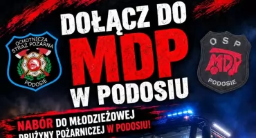 Chcesz zostać strażakiem? OSP Podosie ogłasza nabór do Młodzieżowej Drużyny Pożarniczej