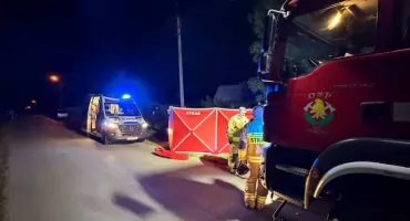 Tragedia w miejscowości Wólka. Mimo walki ratowników nie udało się uratować życia