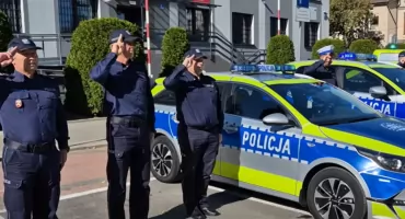Syreny w całej Polsce, w tym w Łukowie. Służby oddały hołd podkom. Natanowi Sieroniowi, który zginął na służbie