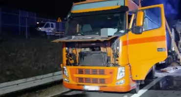 Tragiczny wypadek na obwodnicy Lublina. Zderzenie ciężarówek na S12/S17, jedna osoba nie żyje