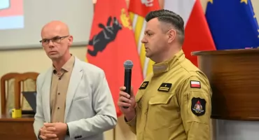 Co robić, gdy wyją syreny? W Łukowie odbyło się kluczowe spotkanie dotyczące bezpieczeństwa [SZCZEGÓŁY]