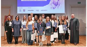 Jubileuszowy konkurs recytatorski w rocznicę wyboru Jana Pawła II. Sukces reprezentantów Łukowa