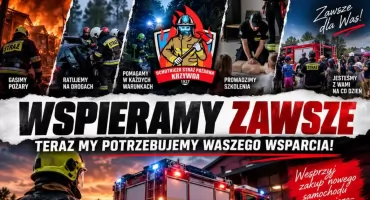 Razem dla bezpieczeństwa. OSP KSRG Krzywda zbiera na nowy wóz i szuka partnerów