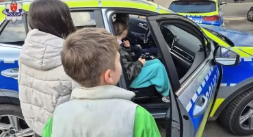 Siódmoklasiści z łukowskiej „Jedynki” z wizytą w Komendzie Policji